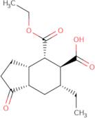 (3aS,4S,5S,6R,7aS)-4-(ethoxycarbonyl)-6-ethyl-1-oxooctahydro-1H-indene-5-carboxylic acid