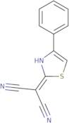 2-(4-Phenylthiazol-2(3H)-ylidene)malononitrile