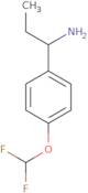 1-[4-(Difluoromethoxy)phenyl]propan-1-amine