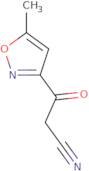 3-(5-Methylisoxazol-3-yl)-3-oxopropanenitrile