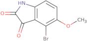 4-Bromo-5-methoxy-2,3-dihydro-1H-indole-2,3-dione