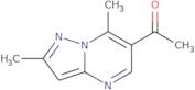 1-{2,7-dimethylpyrazolo[1,5-a]pyrimidin-6-yl}ethan-1-one