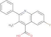 6-Fluoro-3-methyl-2-phenylquinoline-4-carboxylic acid