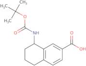 8-{[(tert-Butoxy)carbonyl]amino}-5,6,7,8-tetrahydronaphthalene-2-carboxylic acid