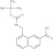 8-(([(tert-Butoxy)carbonyl]amino)methyl)naphthalene-2-carboxylic acid