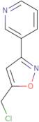 3-[5-(Chloromethyl)isoxazol-3-yl]pyridine