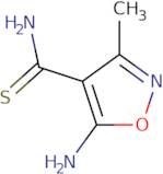 5-Amino-3-methyl-1,2-oxazole-4-carbothioamide