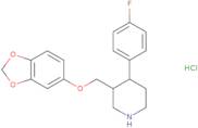 (3S,4R)-3-((Benzo[D][1,3]dioxol-5-yloxy)methyl)-4-(4-fluorophenyl)piperidine hydrochloride