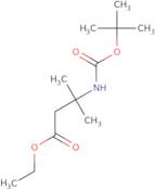 3-(Boc-amino)-3-methylbutanoic acid ethyl ester