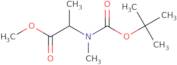 Methyl 2-[methyl-[(2-methylpropan-2-yl)oxycarbonyl]amino]propanoate