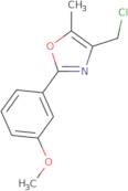 4-(Chloromethyl)-2-(3-methoxyphenyl)-5-methyl-1,3-oxazole