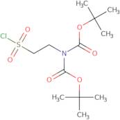 tert-Butyl N-[(tert-butoxy)carbonyl]-N-[2-(chlorosulfonyl)ethyl]carbamate