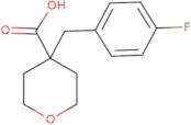 4-[(4-Fluorophenyl)methyl]oxane-4-carboxylic acid