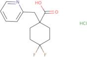 4,4-Difluoro-1-(pyridin-2-ylmethyl)cyclohexane-1-carboxylic acid hydrochloride
