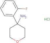 4-(2-Fluorophenyl)oxan-4-amine hydrochloride