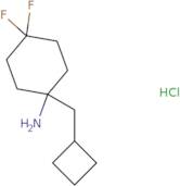 1-(Cyclobutylmethyl)-4,4-difluorocyclohexan-1-amine hydrochloride