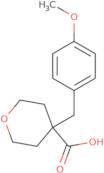 4-[(4-Methoxyphenyl)methyl]oxane-4-carboxylic acid