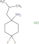 4,4-Difluoro-1-(2-methylpropyl)cyclohexan-1-amine hydrochloride