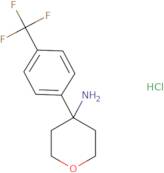4-[4-(Trifluoromethyl)phenyl]oxan-4-amine hydrochloride