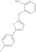 2-(4-Fluorophenyl)-5-[(2-methylphenyl)methyl]thiophene