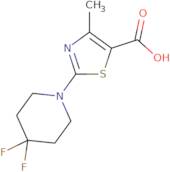 2-(4,4-Difluoropiperidin-1-yl)-4-methyl-1,3-thiazole-5-carboxylic acid