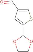 5-(1,3-Dioxolan-2-yl)thiophene-3-carbaldehyde