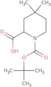 1-[(tert-Butoxy)carbonyl]-4,4-dimethylpiperidine-2-carboxylic acid