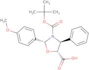 (2R,4S,5R)-3-Boc-2-(4-methoxyphenyl)-4-phenyloxazolidine-5-carboxylic Acid