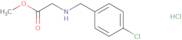 Methyl 2-{[(4-chlorophenyl)methyl]amino}acetate hydrochloride