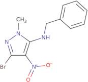 N-Benzyl-3-bromo-1-methyl-4-nitro-1H-pyrazol-5-amine
