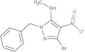 N-(1-Benzyl-3-bromo-4-nitro-1H-pyrazol-5-yl)-N-methylamine