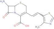 (6R,7R)-7-Amino-3-[(Z)-2-(4-methylthiazol-5-yl)ethenyl]-3-cephem-4-carboxylic acid