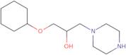 1-Cyclohexyloxy-3-piperazin-1-ylpropan-2-ol