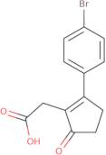 [2-(4-Bromophenyl)-5-oxocyclopent-1-en-1-yl]acetic acid