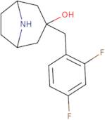 3-[(2,4-Difluorophenyl)methyl]-8-azabicyclo[3.2.1]octan-3-ol