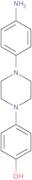 1-(4-Aminophenyl)-4-(4-hydroxyphenyl)piperazine