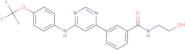 N-(2-Hydroxyethyl)-3-[6-[[4-(trifluoromethoxy)phenyl]amino]-4-pyrimidinyl]benzamide