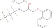 1-(1,1,2,2,3,3,3-Heptafluoropropyl-Propan-2-Ylamino)-3-Naphthalen-1-Yloxypropan-2-Ol Hydroiodide