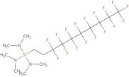 1-(3,3,4,4,5,5,6,6,7,7,8,8,9,9,10,10,10-Heptadecafluorodecyl)-N,N,N',N',N'',N''-hexamethylsilane...