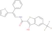 (2E)-2-[Hydroxy-[[(E)-2-Phenyl-2-Thiophen-2-Ylethenyl]Amino]Methylidene]-5-(Trifluoromethyl)-1-B...