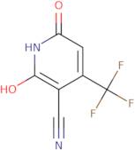 2-Hydroxy-6-oxo-4-(trifluoromethyl)-1h-pyridine-3-carbonitri