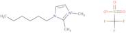 1-hexyl-2,3-dimethylimidazol-3-ium;trifluoromethanesulfonate