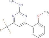 2-Hydrazino-4-(2-methoxyphenyl)-6-(trifluoromethyl)pyrimidine