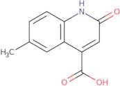 2-Hydroxy-6-methylquinoline-4-carboxylic acid