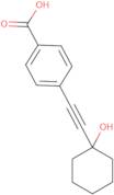 4-[(1-Hydroxycyclohexyl)ethynyl]benzoic acid