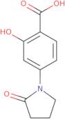 2-Hydroxy-4-(2-oxopyrrolidin-1-yl)benzoic acid