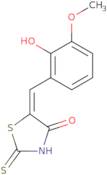 (5E)-5-(2-Hydroxy-3-methoxybenzylidene)-2-mercapto-1,3-thiazol-4(5H)-one