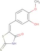 (5E)-5-(3-Hydroxy-4-methoxybenzylidene)-2-mercapto-1,3-thiazol-4(5H)-one