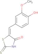 (5E)-5-(4-Hydroxy-3-methoxybenzylidene)-2-mercapto-1,3-thiazol-4(5H)-one