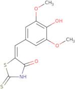 (5E)-5-(4-Hydroxy-3,5-dimethoxybenzylidene)-2-mercapto-1,3-thiazol-4(5H)-one